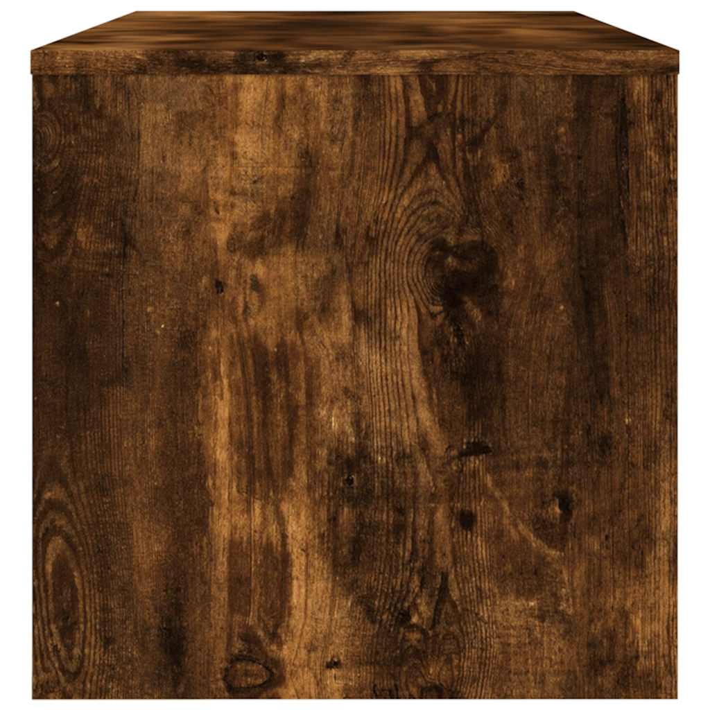 füstös tölgy színű szerelt fa TV-szekrény 120x34x37 cm