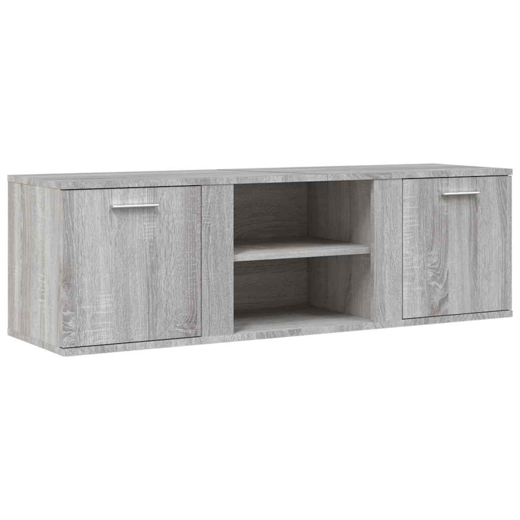 szürke sonoma szerelt fa TV-szekrény 120 x 34 x 37 cm