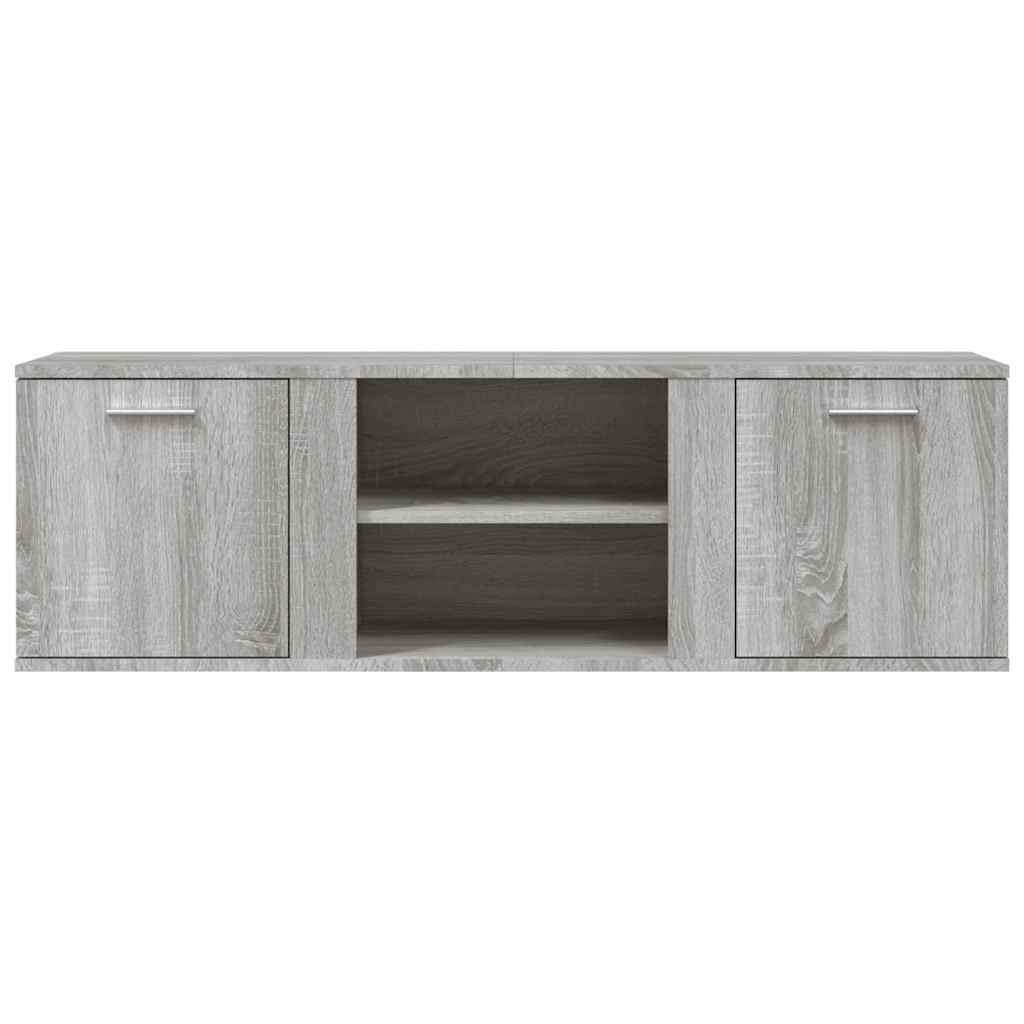 szürke sonoma szerelt fa TV-szekrény 120 x 34 x 37 cm