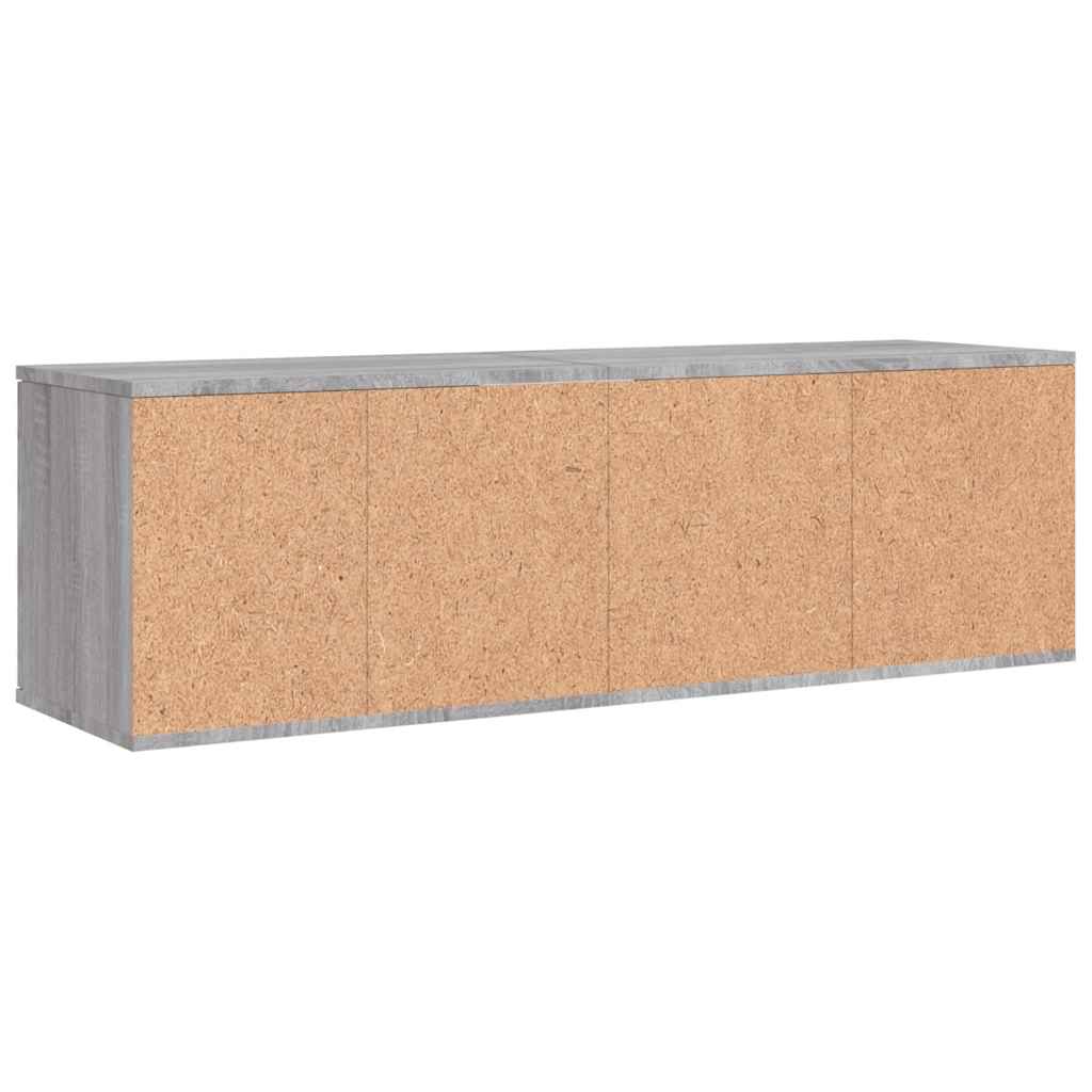szürke sonoma szerelt fa TV-szekrény 120 x 34 x 37 cm