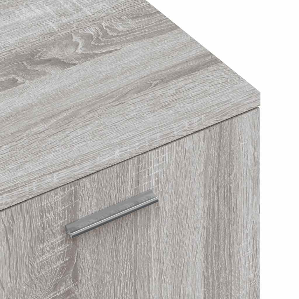 szürke sonoma szerelt fa TV-szekrény 120 x 34 x 37 cm