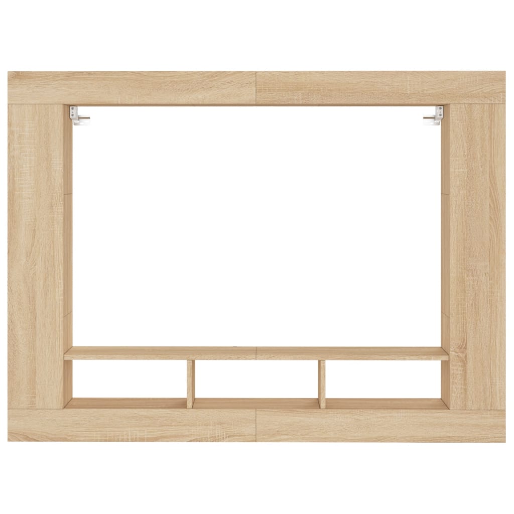 sonoma tölgyszínű szerelt fa TV-szekrény 152x22x113 cm