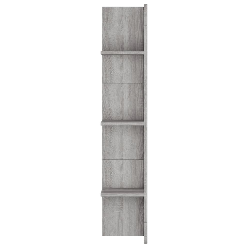 szürke sonoma színű szerelt fa TV-szekrény 152x22x113 cm