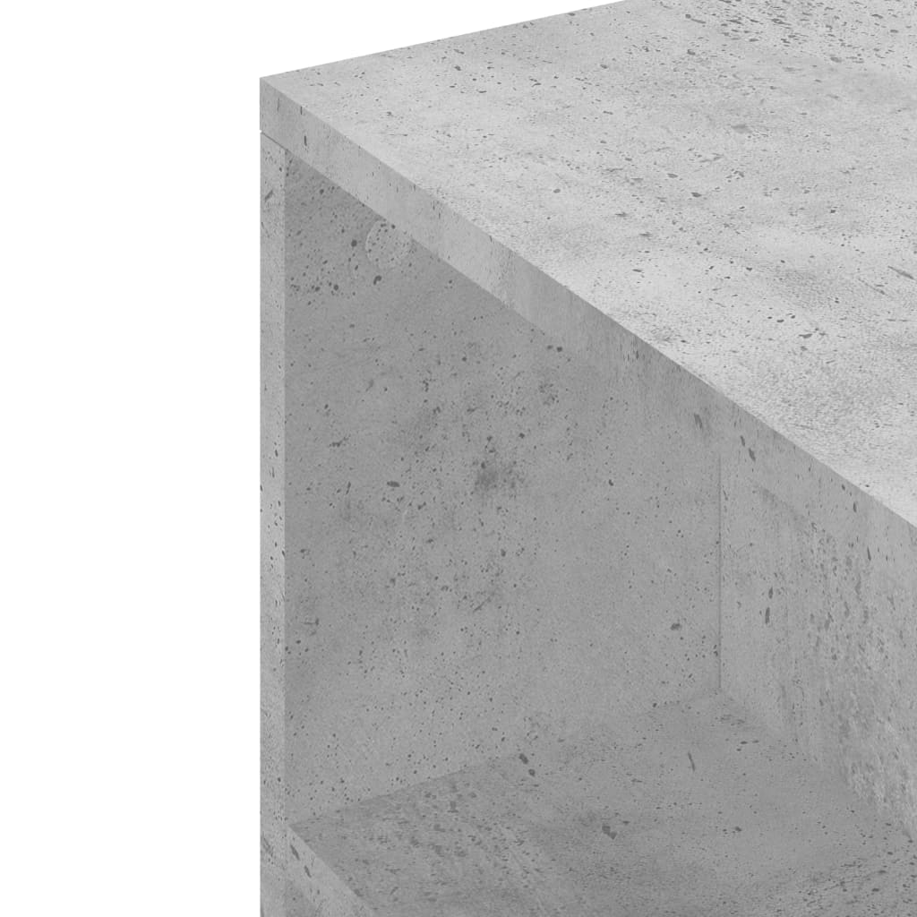 betonszürke szerelt fa TV-szekrény 102x34,5x43 cm