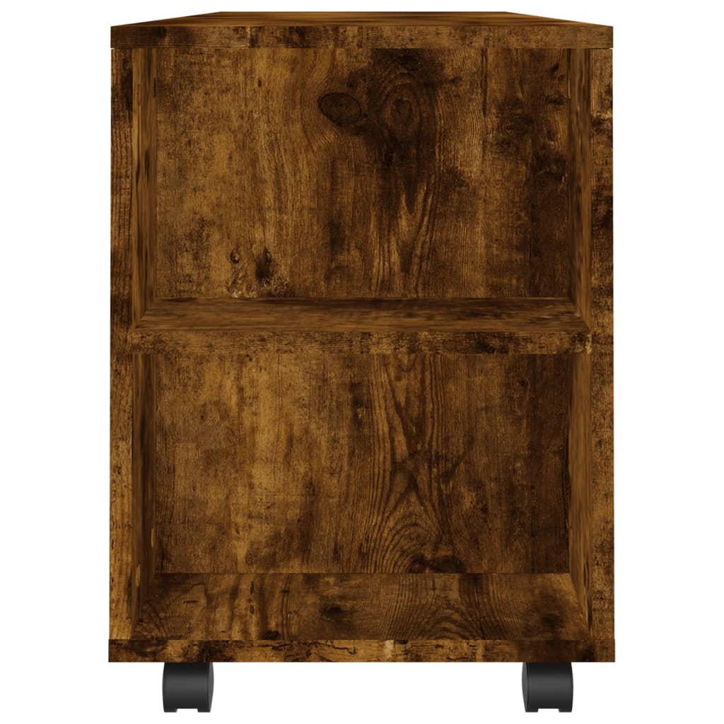 füstös tölgy színű szerelt fa TV-szekrény 102x34,5x43 cm