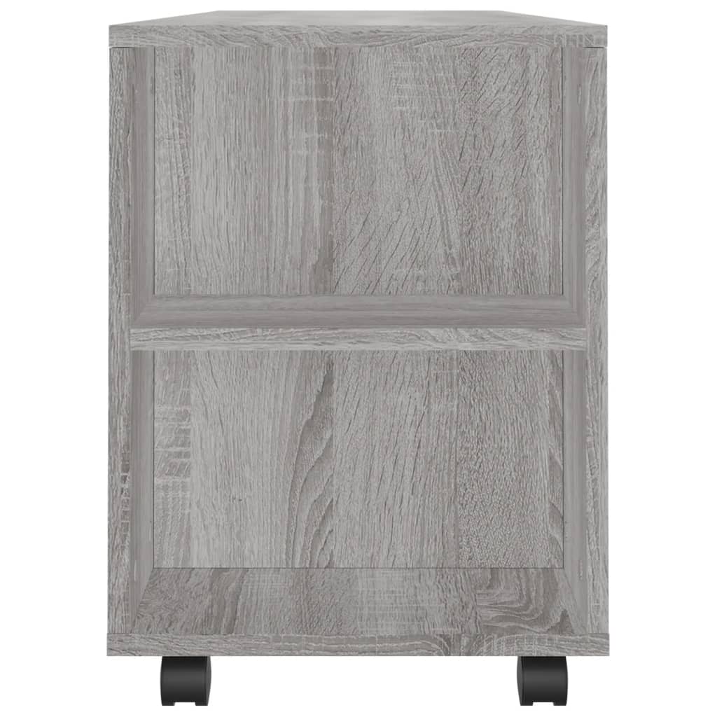 szürke sonoma színű szerelt fa TV-szekrény 102x34,5x43 cm