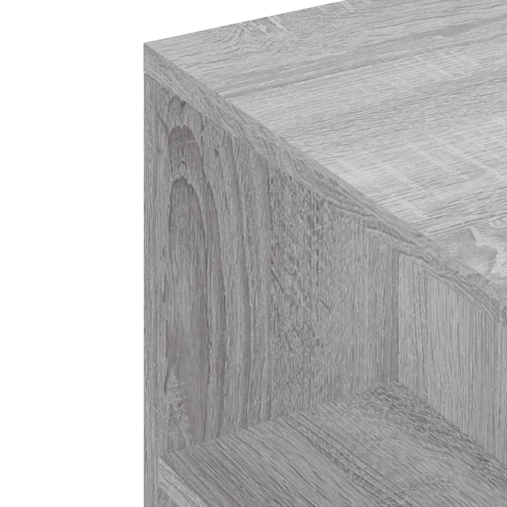 szürke sonoma színű szerelt fa TV-szekrény 102x34,5x43 cm