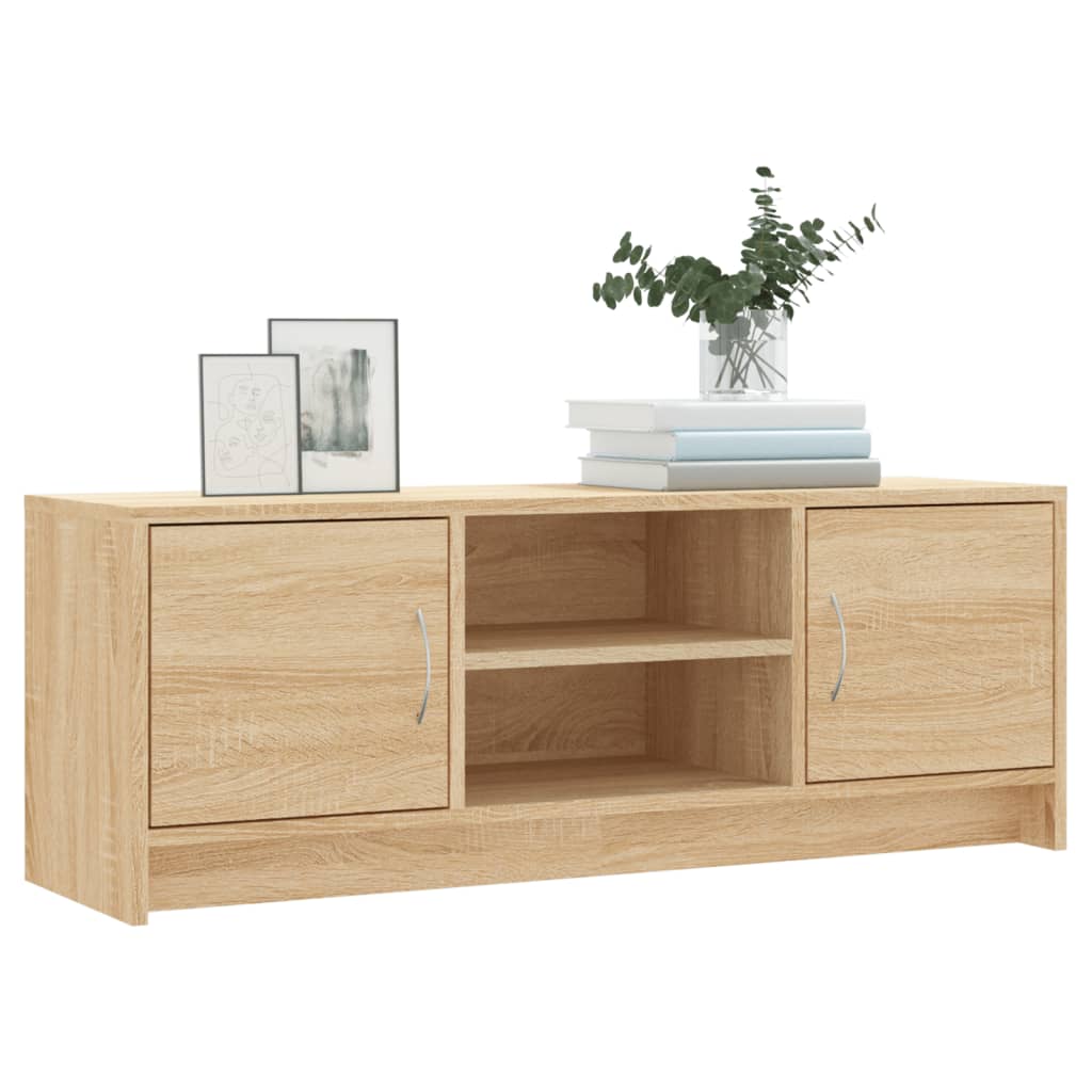 sonoma tölgy színű szerelt fa fali TV-szekrény 102x30x37,5 cm