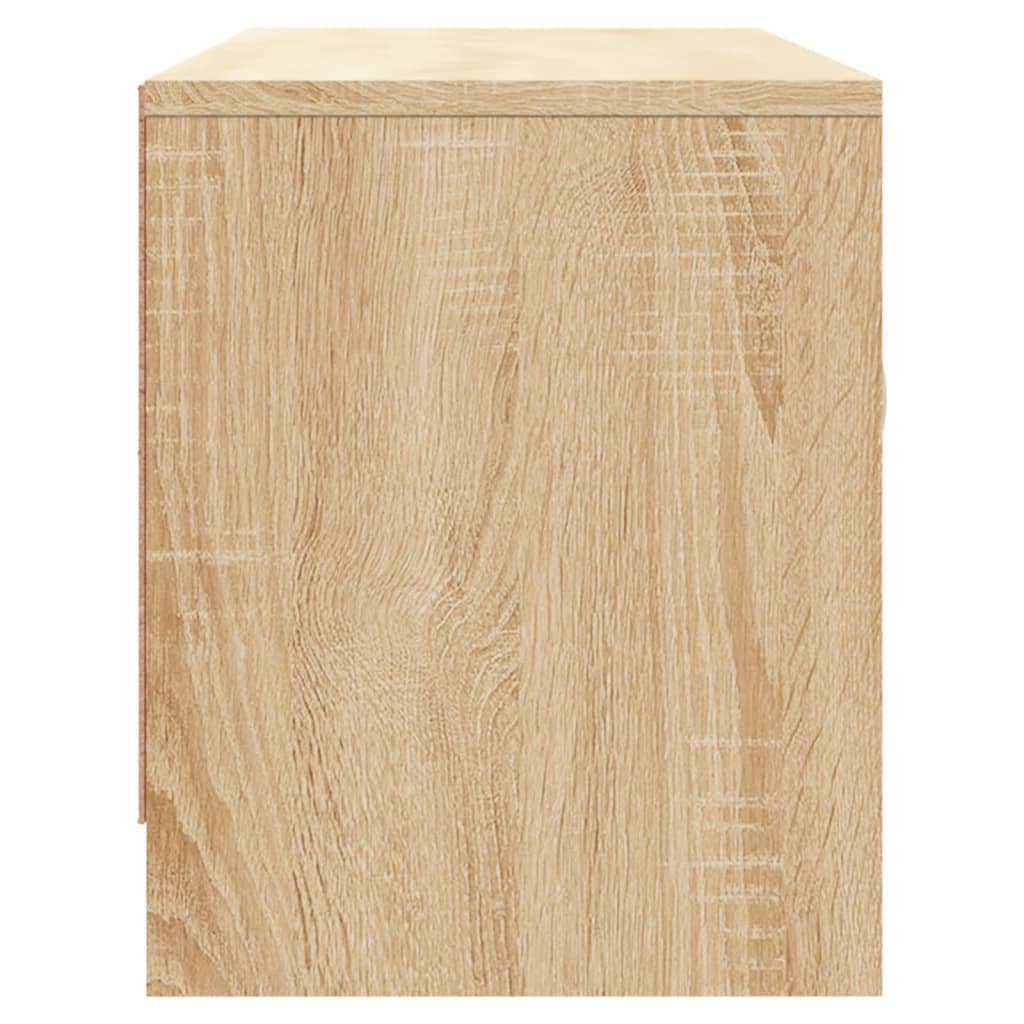 sonoma tölgy színű szerelt fa fali TV-szekrény 102x30x37,5 cm