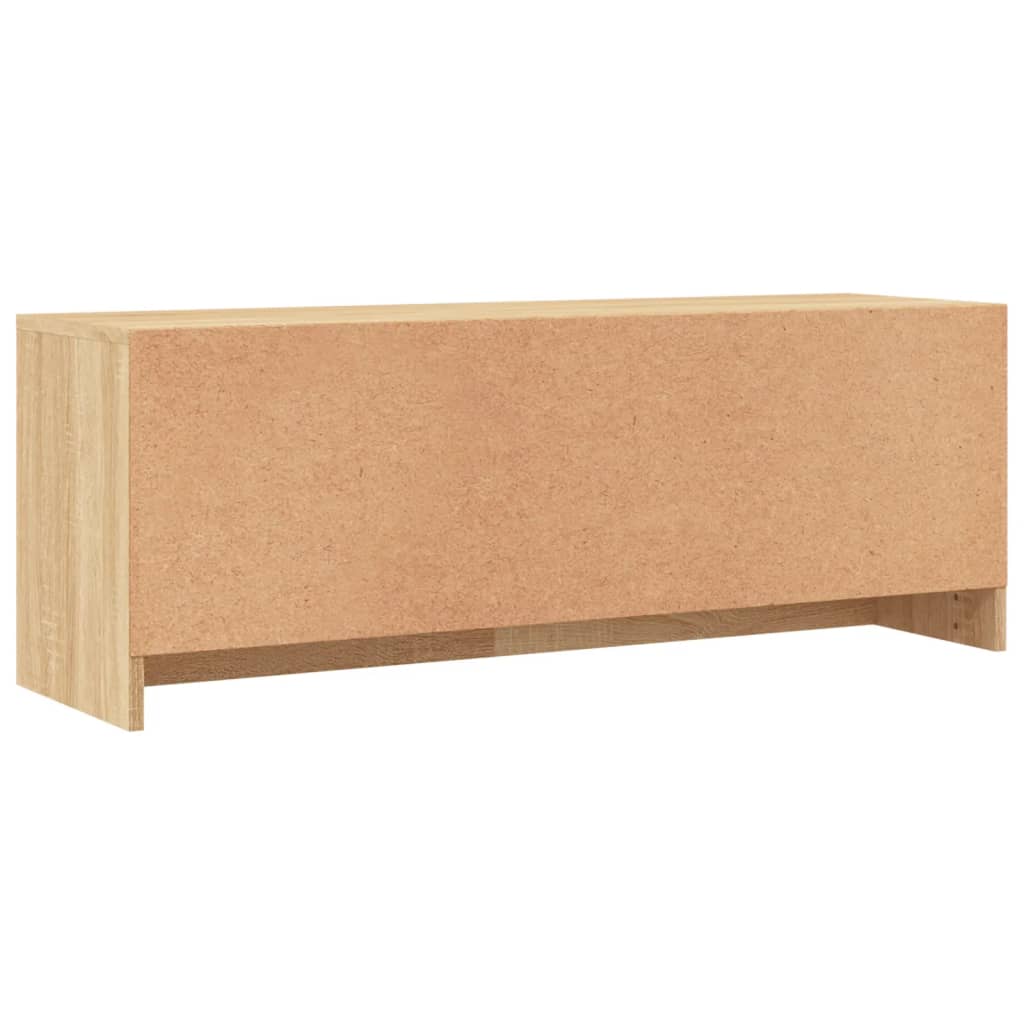 sonoma tölgy színű szerelt fa fali TV-szekrény 102x30x37,5 cm