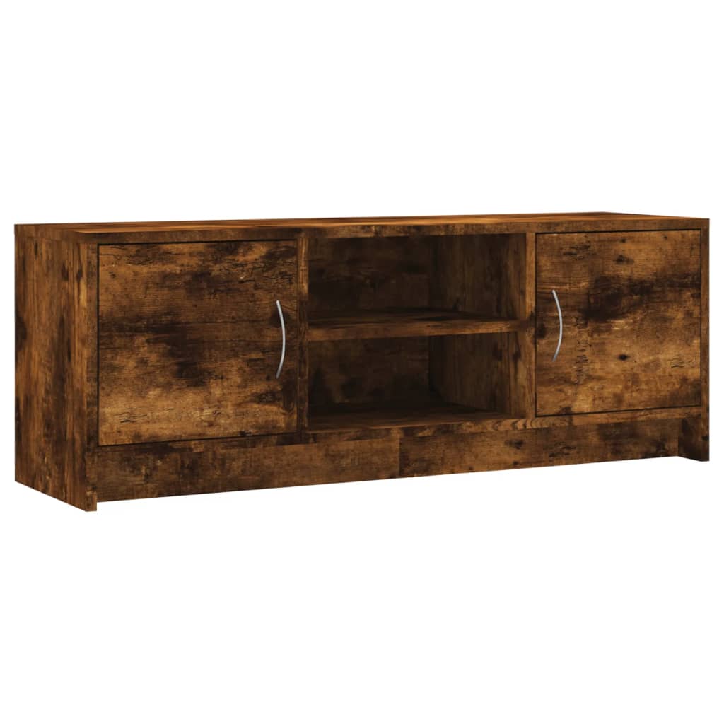 füstös tölgy színű szerelt fa TV-szekrény 102x30x37,5 cm