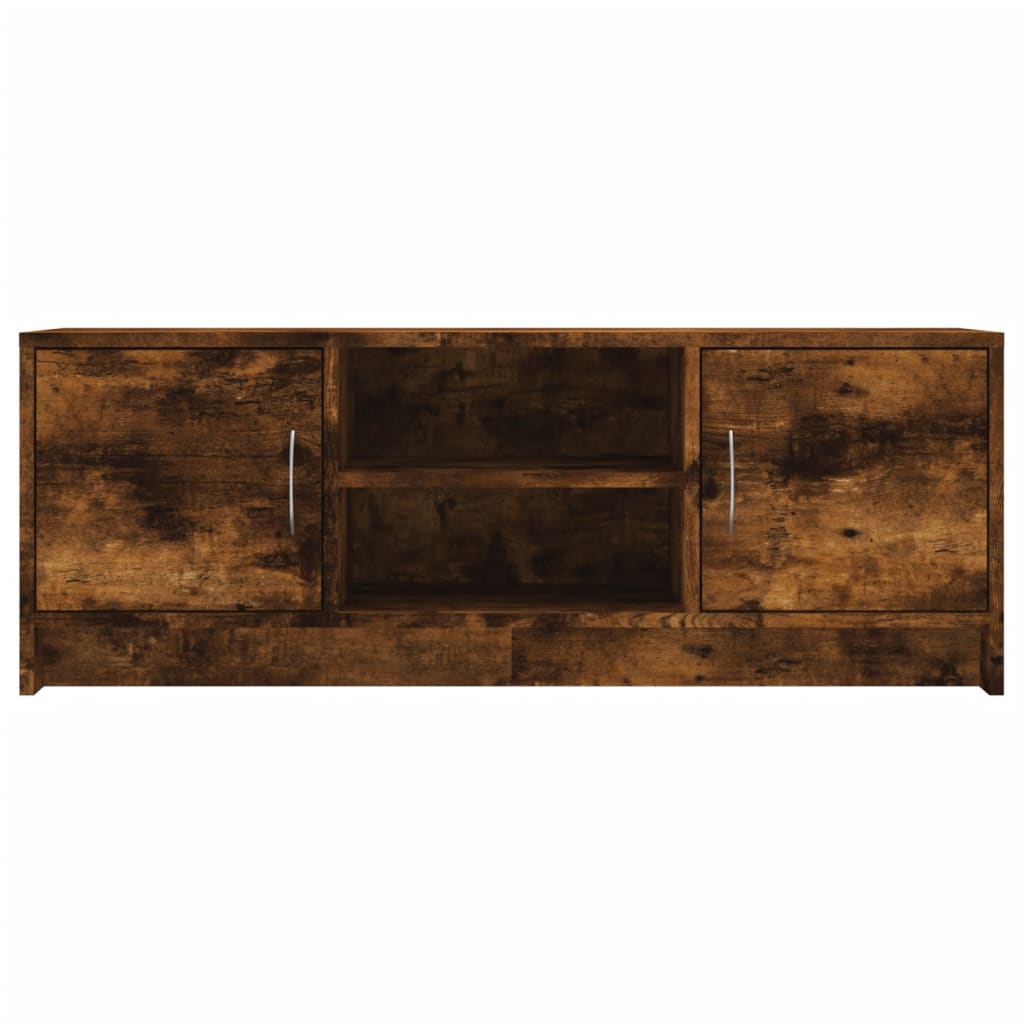 füstös tölgy színű szerelt fa TV-szekrény 102x30x37,5 cm