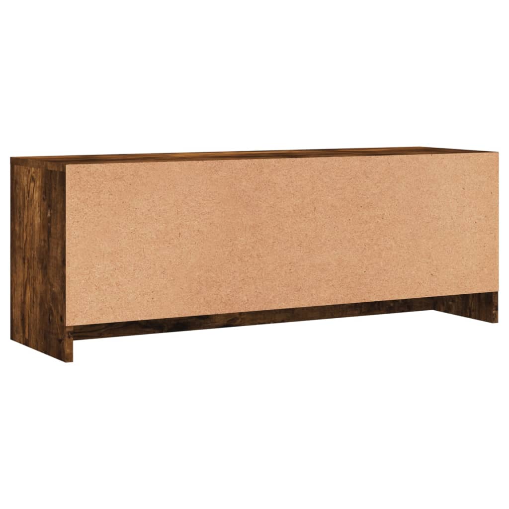 füstös tölgy színű szerelt fa TV-szekrény 102x30x37,5 cm