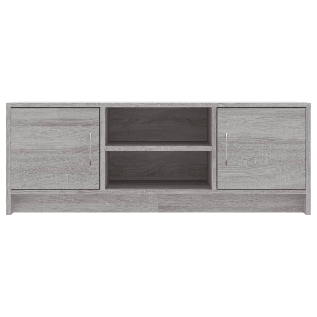 szürke sonoma színű szerelt fa TV-szekrény 102x30x37,5 cm
