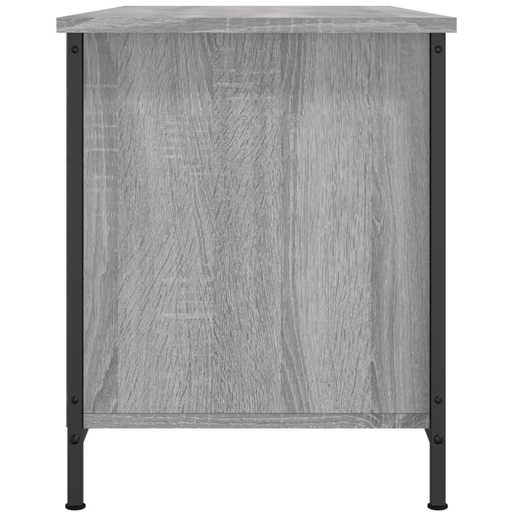 szürke sonoma színű szerelt fa TV-szekrény 100x40x50 cm