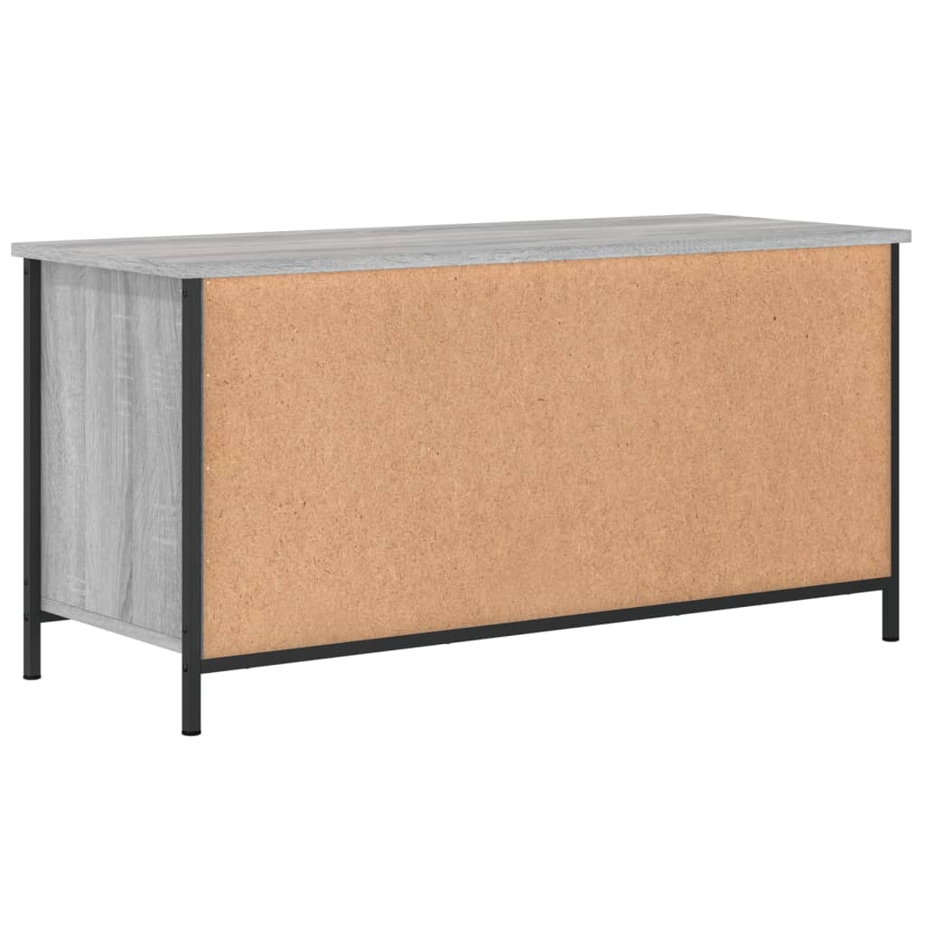 szürke sonoma színű szerelt fa TV-szekrény 100x40x50 cm