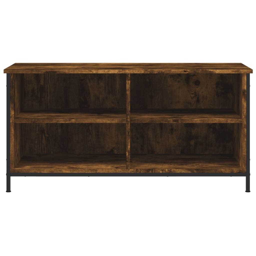 füstös tölgy színű szerelt fa TV-szekrény 100x40x50 cm