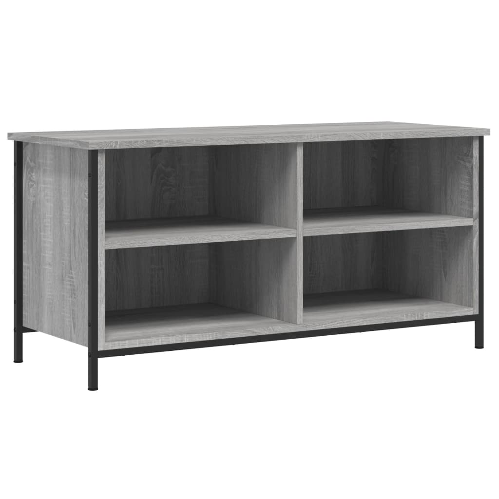 szürke sonoma színű szerelt fa TV-szekrény 100x40x50 cm