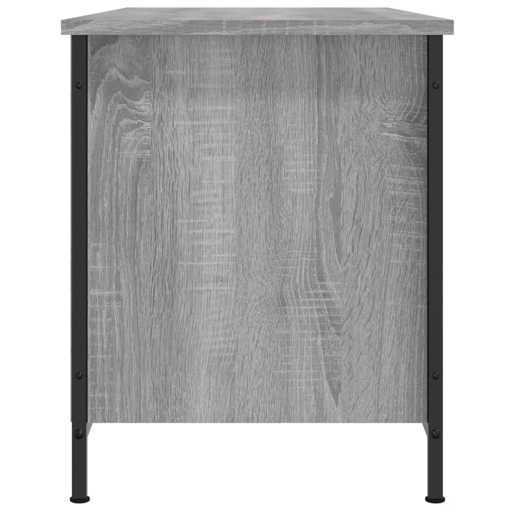 szürke sonoma színű szerelt fa TV-szekrény 100x40x50 cm