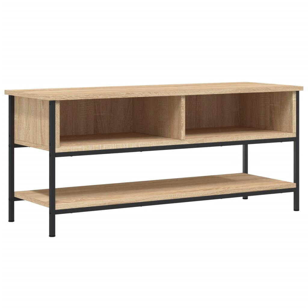 sonoma tölgyfa TV-szekrény 100 x 35 x 45 cm rétegelt fából
