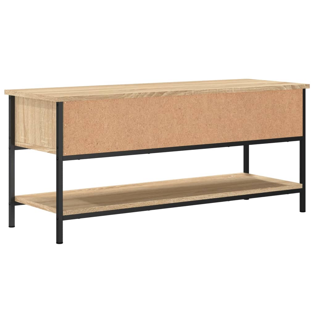 sonoma tölgyfa TV-szekrény 100 x 35 x 45 cm rétegelt fából