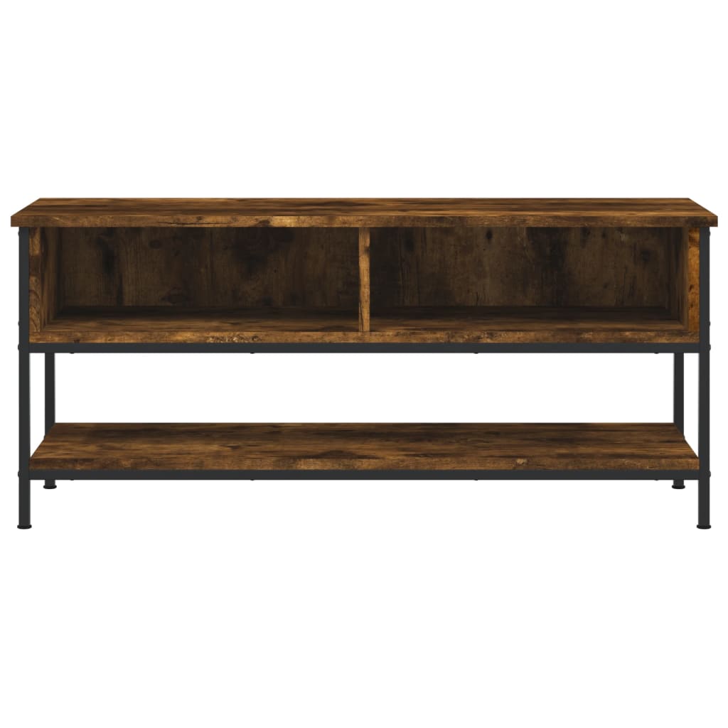 füstös tölgy színű szerelt fa TV-szekrény 100 x 35 x 45 cm