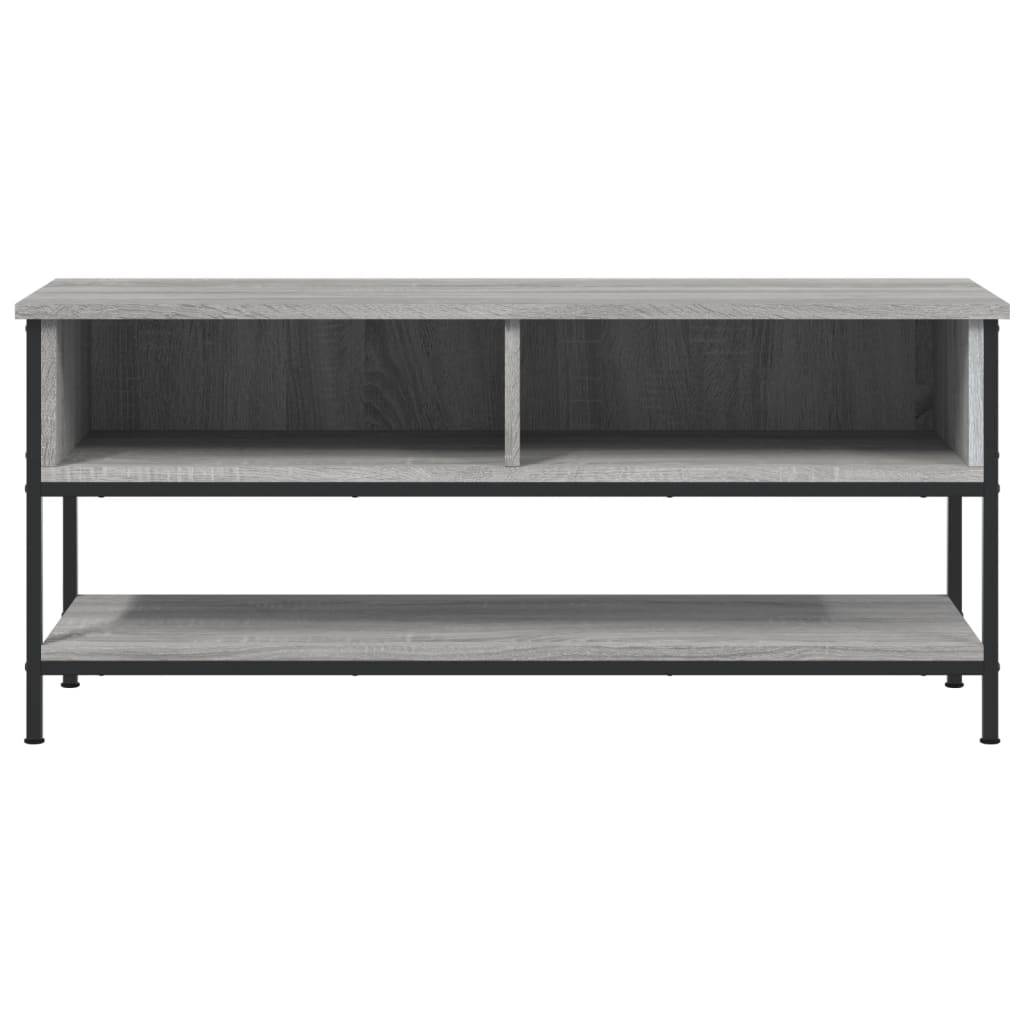 szürke sonoma színű szerelt fa TV-szekrény 100 x 35 x 45 cm