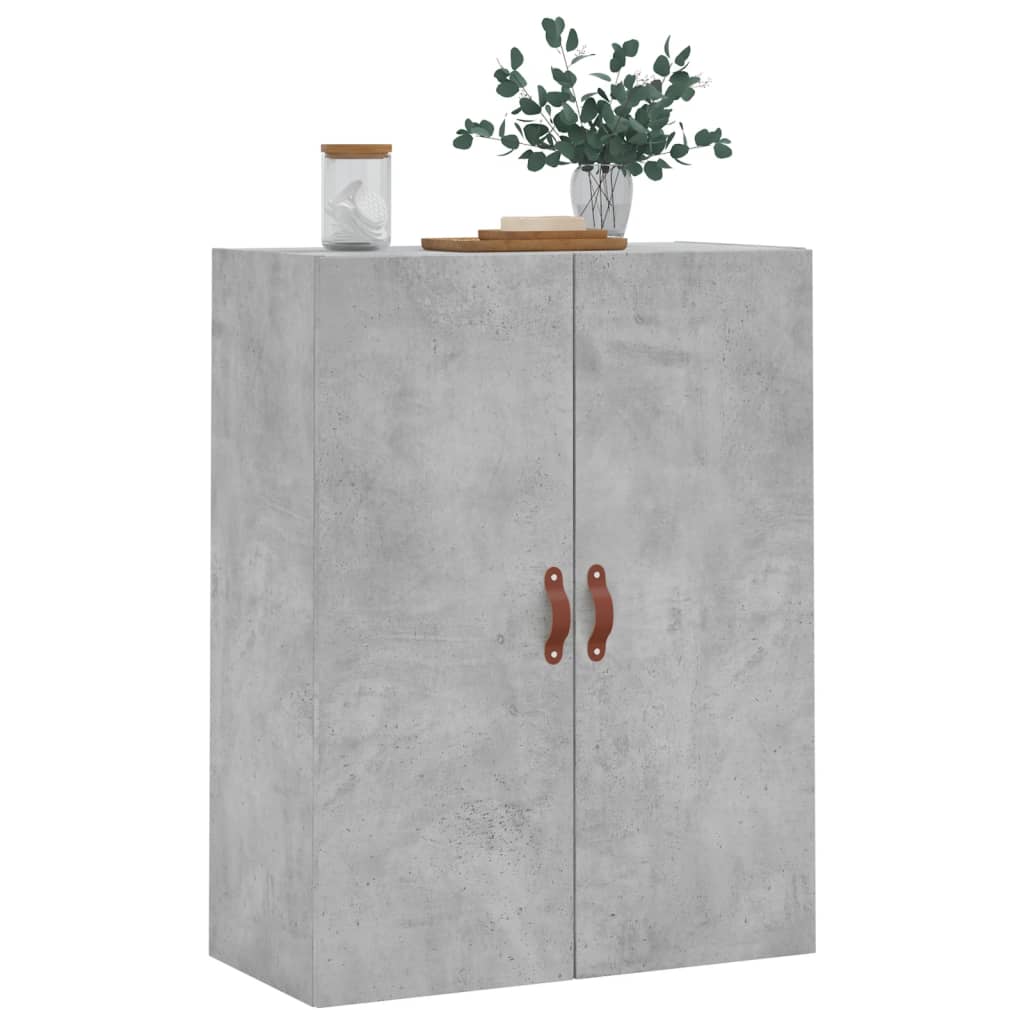 betonszürke fali szekrény 69,5x34x90 cm