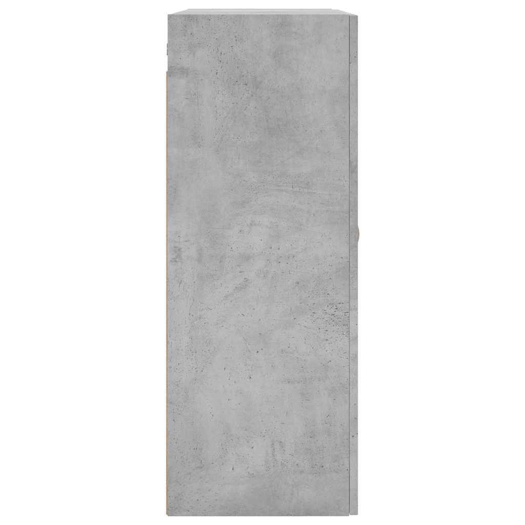 betonszürke fali szekrény 69,5x34x90 cm
