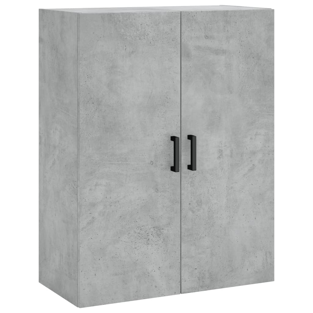 betonszürke fali szekrény 69,5x34x90 cm
