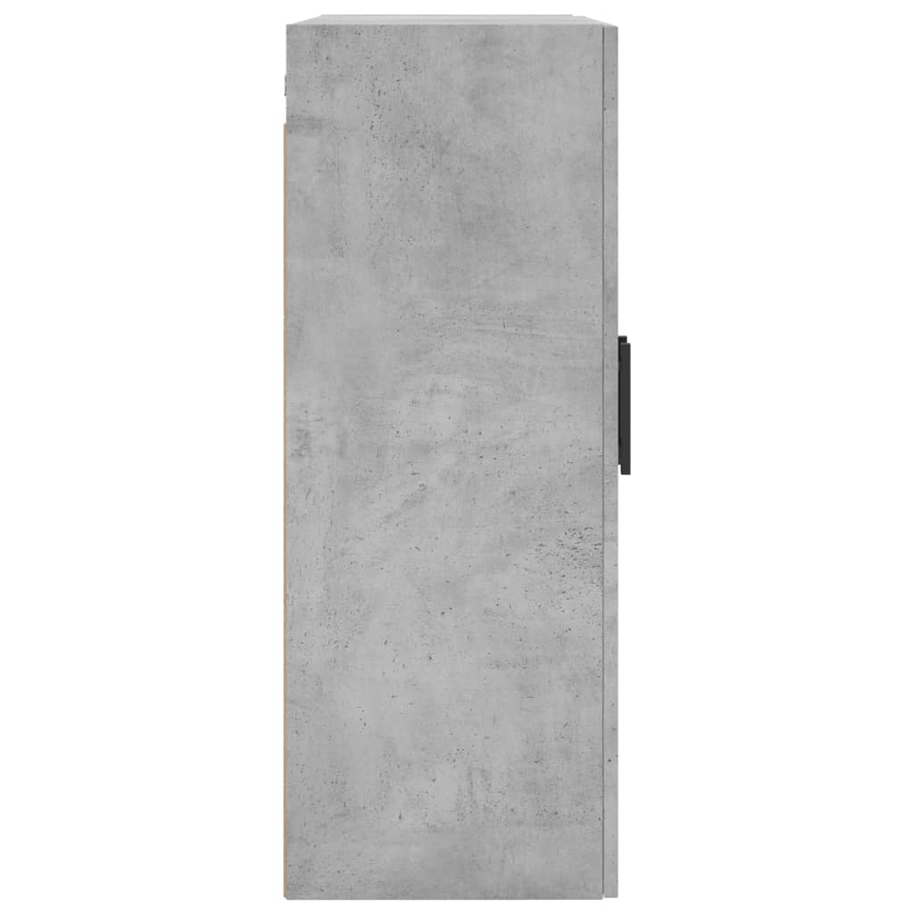 betonszürke fali szekrény 69,5x34x90 cm