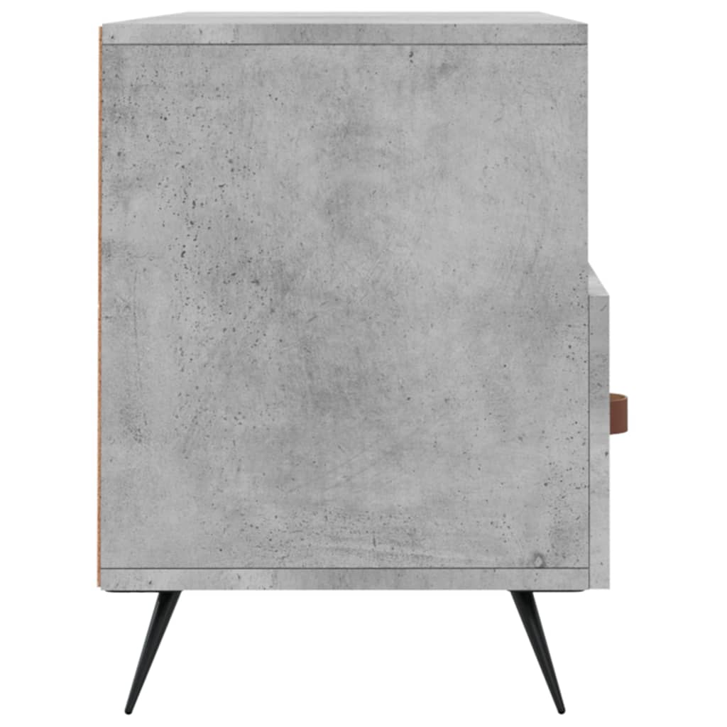 betonszürke szerelt fa TV-szekrény 102 x 36 x 50 cm