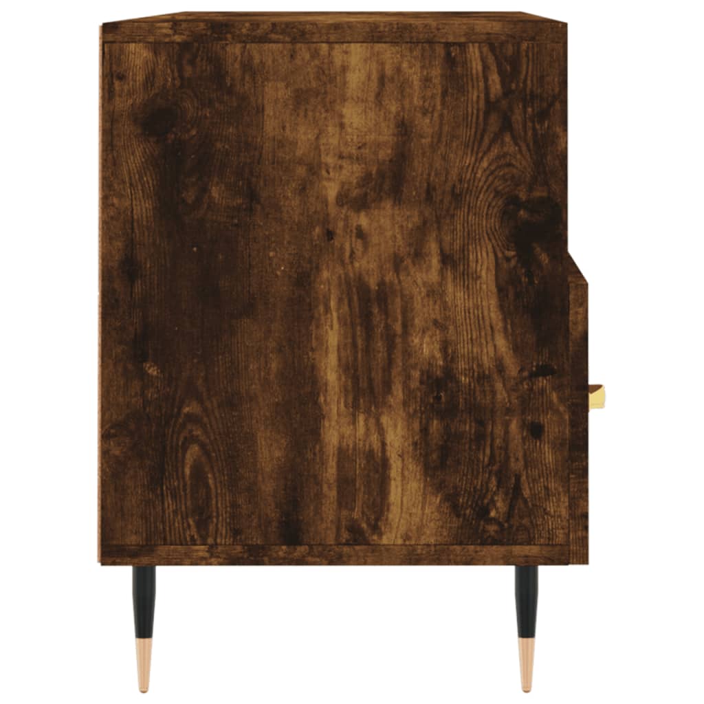 füstös tölgy színű szerelt fa TV-szekrény 102 x 36 x 50 cm