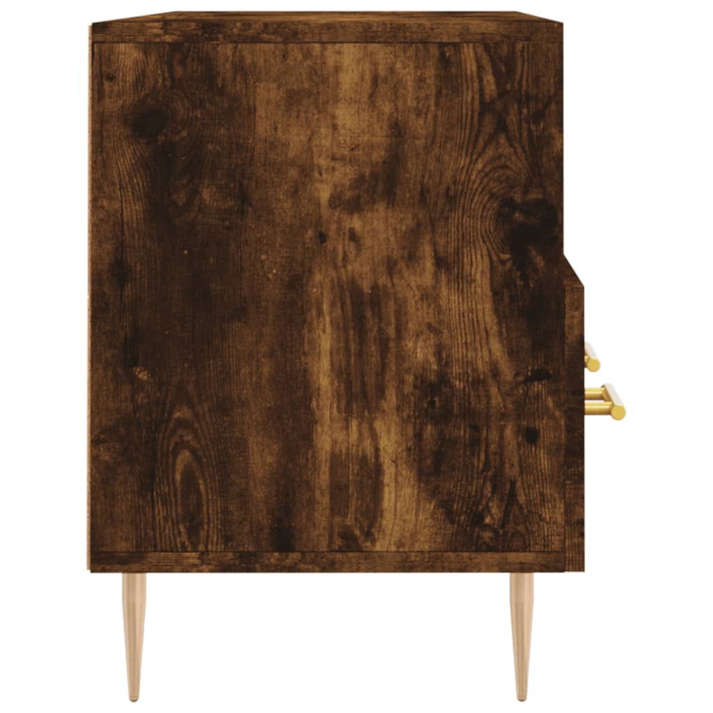 füstös tölgy színű szerelt fa TV-szekrény 102 x 36 x 50 cm