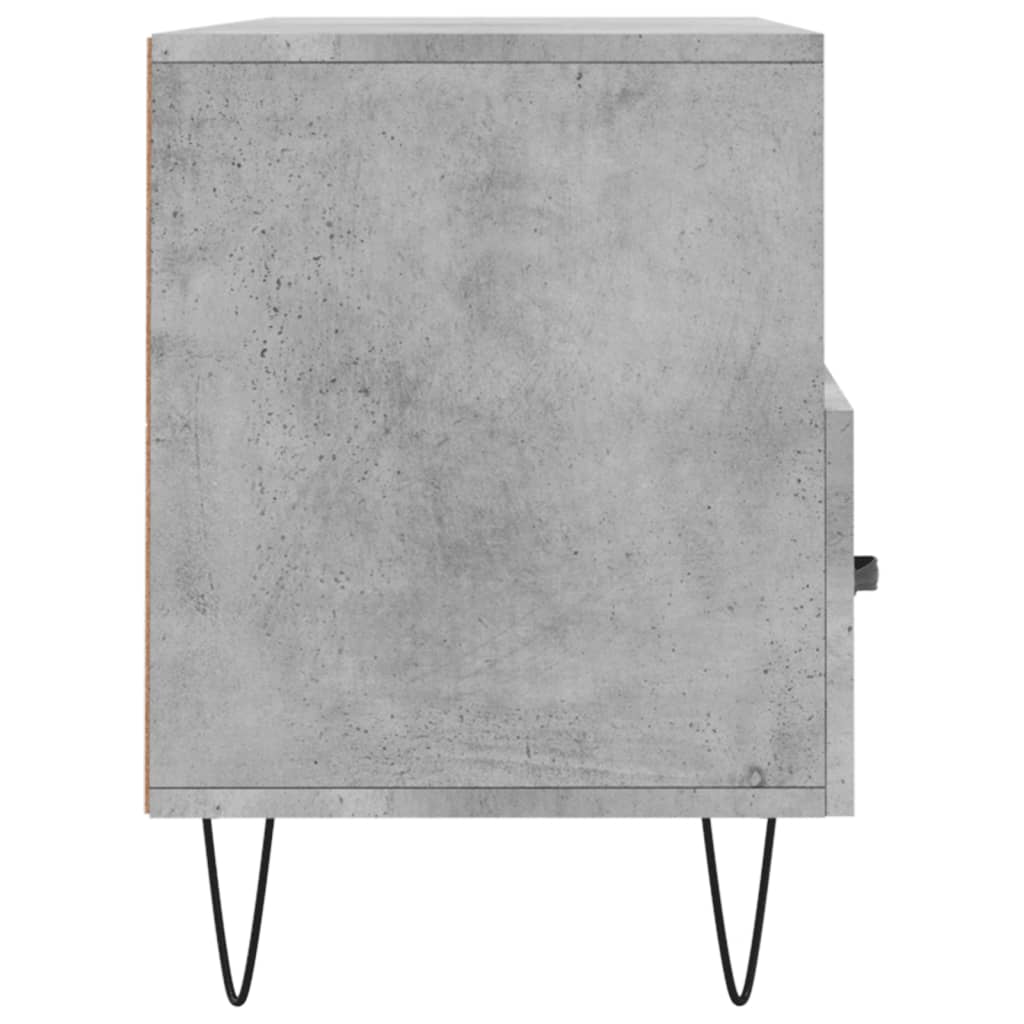 betonszürke szerelt fa TV-szekrény 102 x 36 x 50 cm