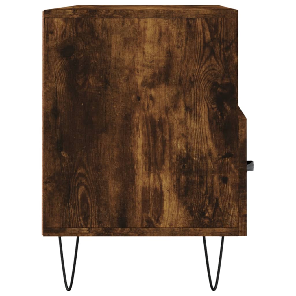 füstös tölgy színű szerelt fa TV-szekrény 102 x 36 x 50 cm