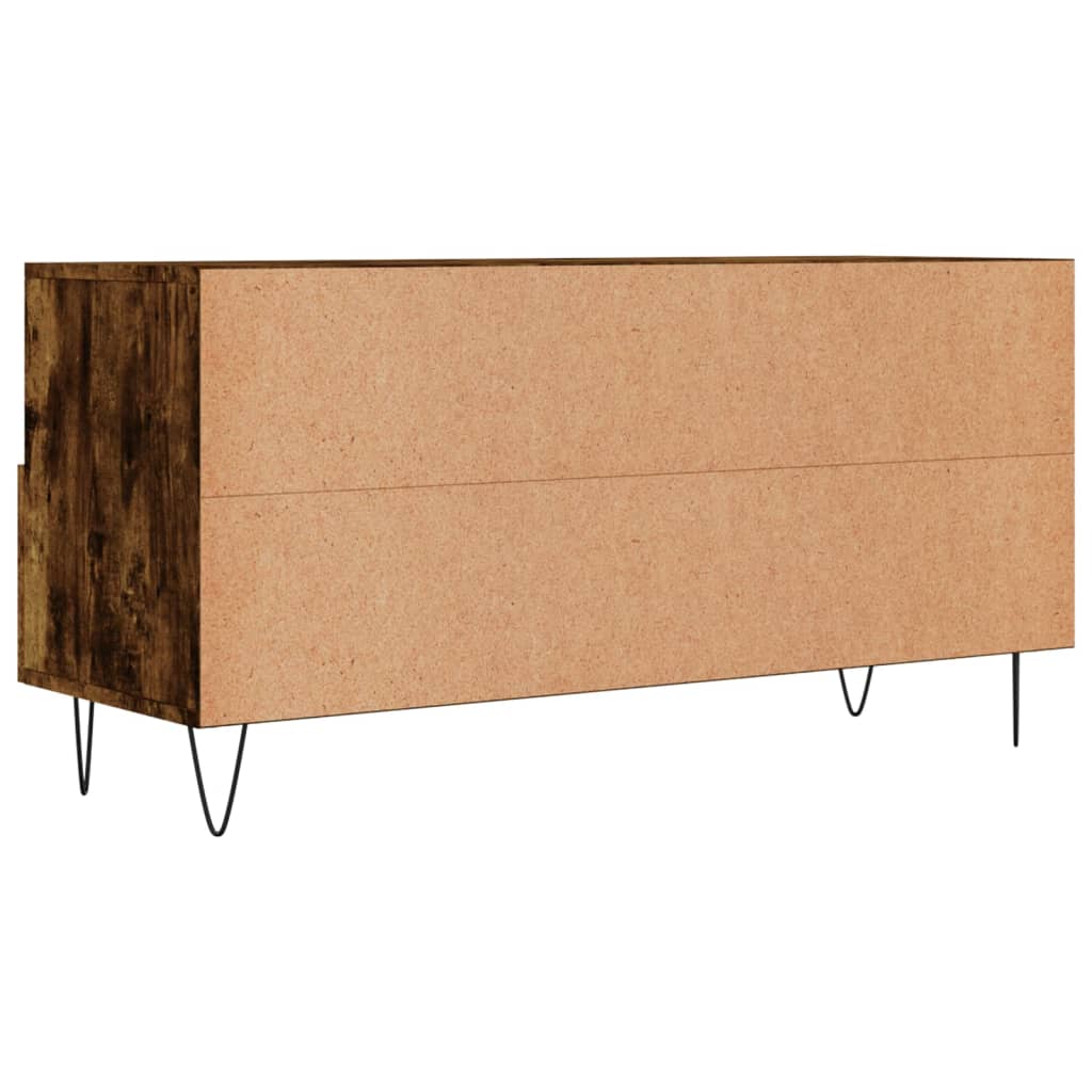 füstös tölgy színű szerelt fa TV-szekrény 102 x 36 x 50 cm