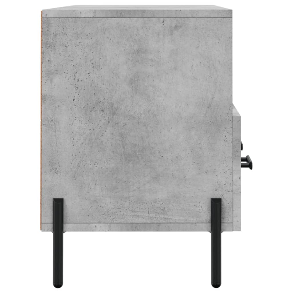 betonszürke szerelt fa TV-szekrény 102 x 36 x 50 cm