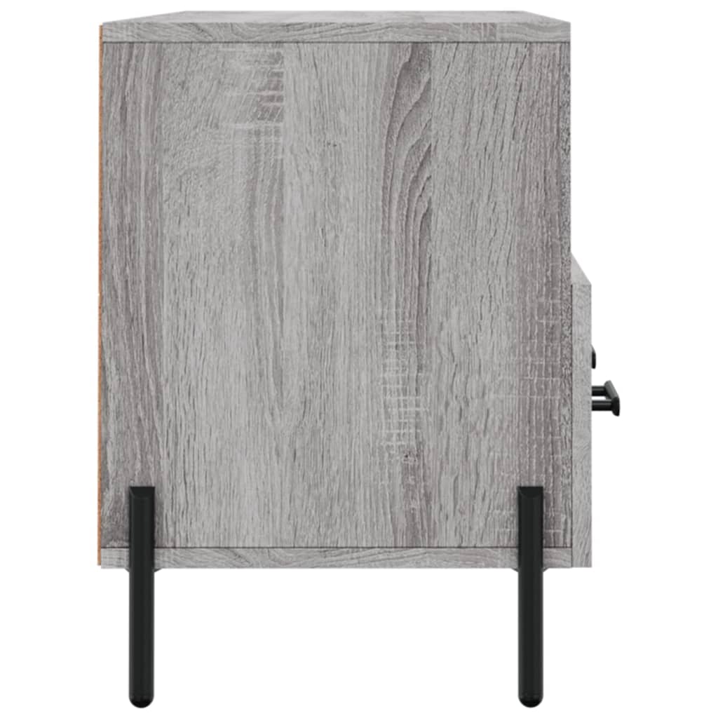 szürke sonoma színű szerelt fa TV-szekrény 102 x 36 x 50 cm