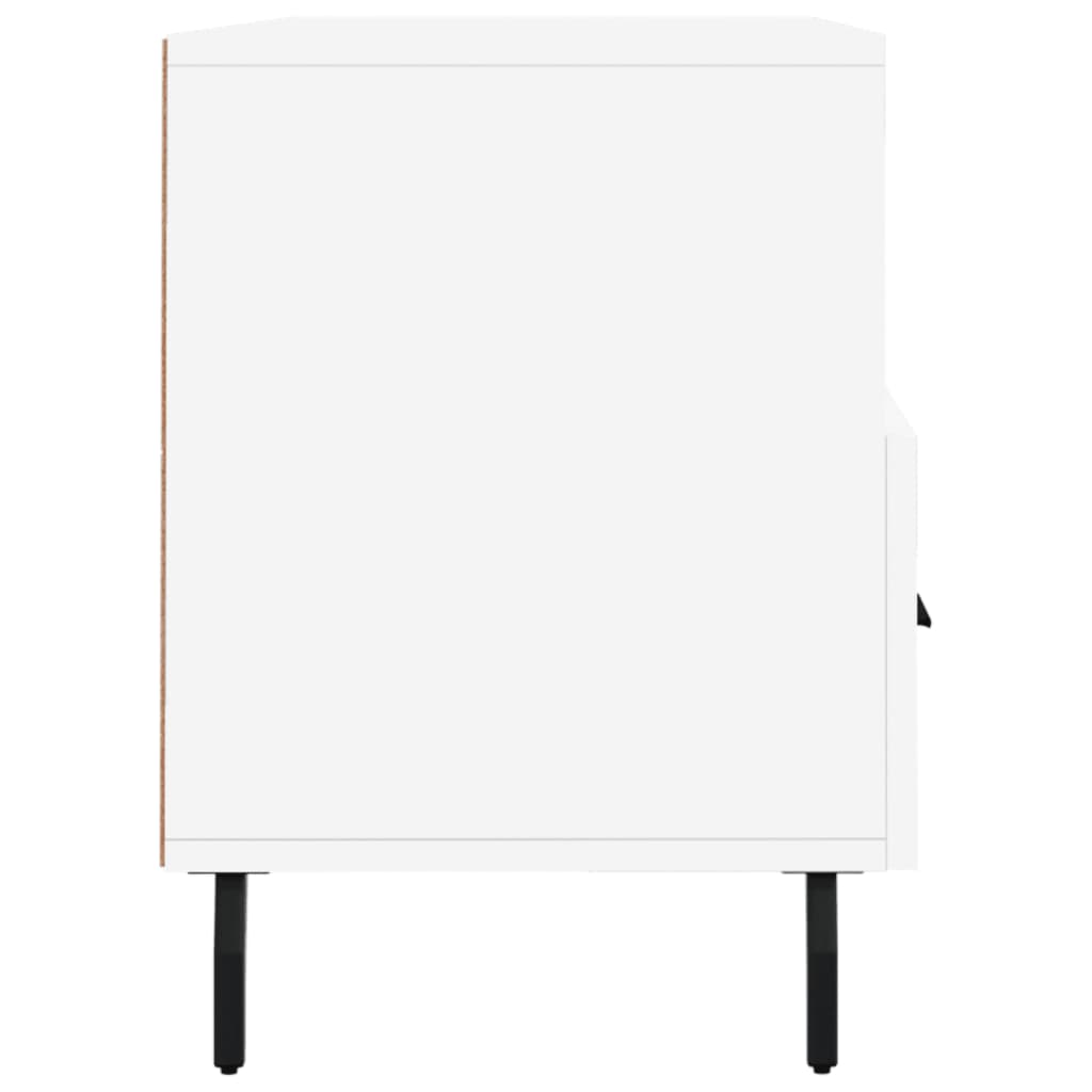 fehér szerelt fa TV-szekrény 102 x 36 x 50 cm