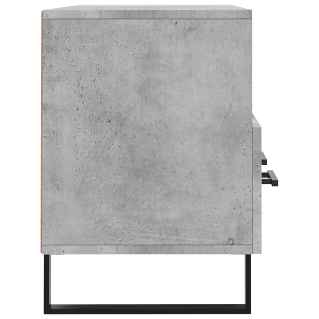 betonszürke szerelt fa TV-szekrény 102 x 36 x 50 cm