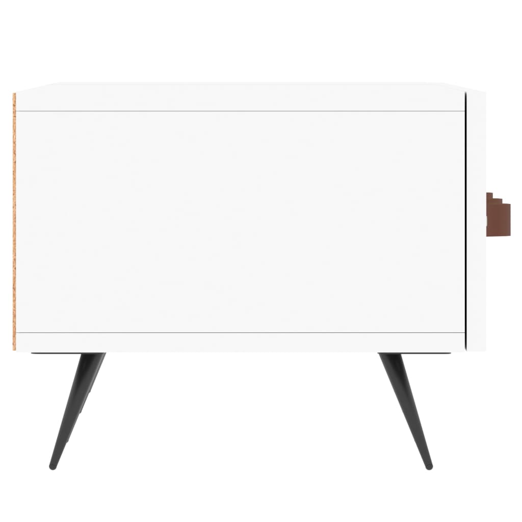 fehér szerelt fa TV-szekrény 150 x 35 x 55 cm