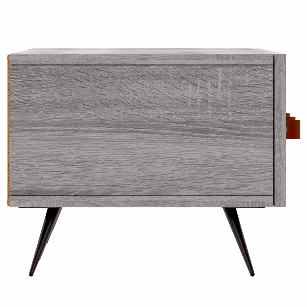 szürke sonoma színű szerelt fa TV-szekrény 150x36x50 cm