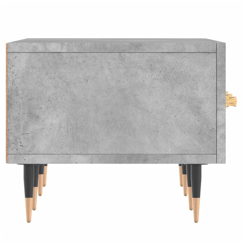 betonszürke szerelt fa TV-szekrény 150 x 36 x 50 cm