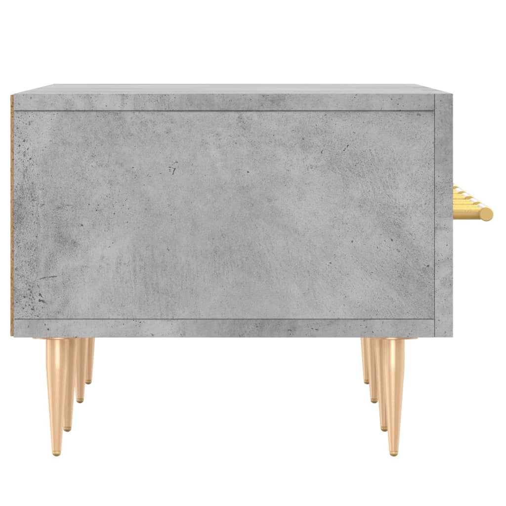 betonszürke szerelt fa TV-szekrény 150 x 36 x 50 cm