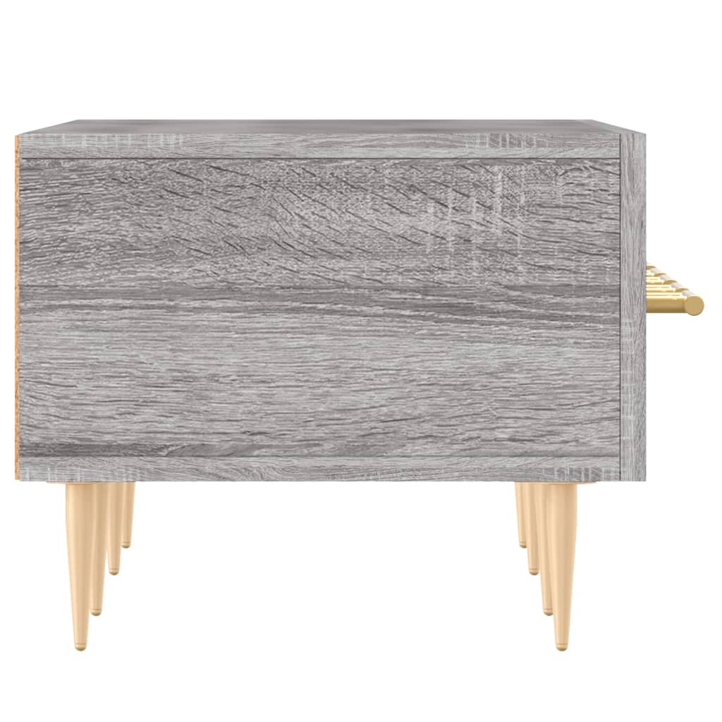 szürke sonoma színű szerelt fa TV-szekrény 150x36x50 cm
