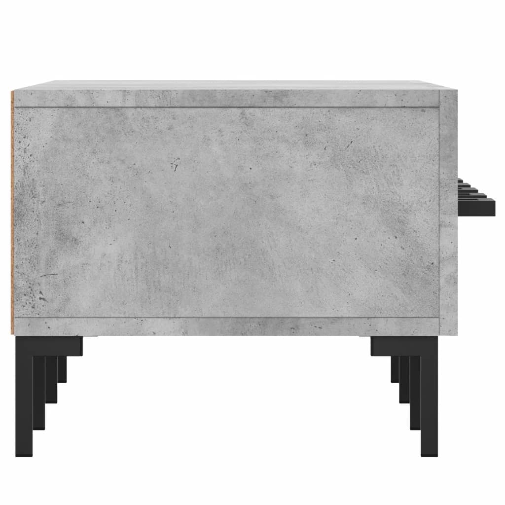 betonszürke szerelt fa TV-szekrény 150 x 36 x 50 cm