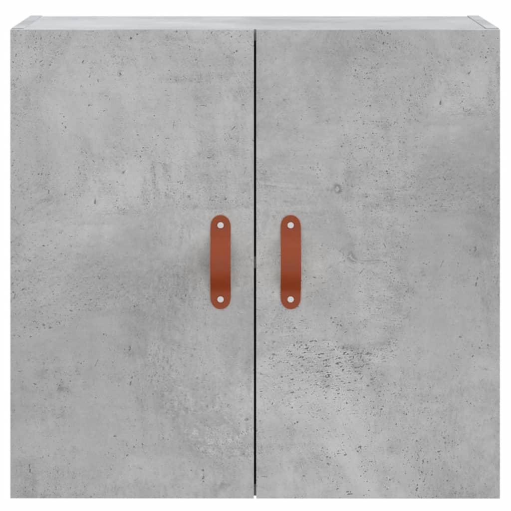 betonszürke szerelt fa faliszekrény 60 x 31 x 60 cm