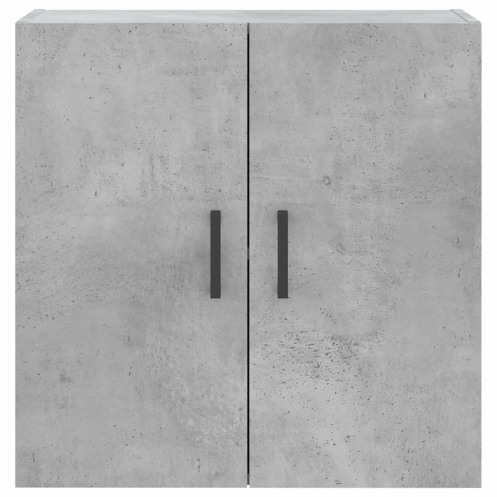 betonszürke szerelt fa faliszekrény 60 x 31 x 60 cm