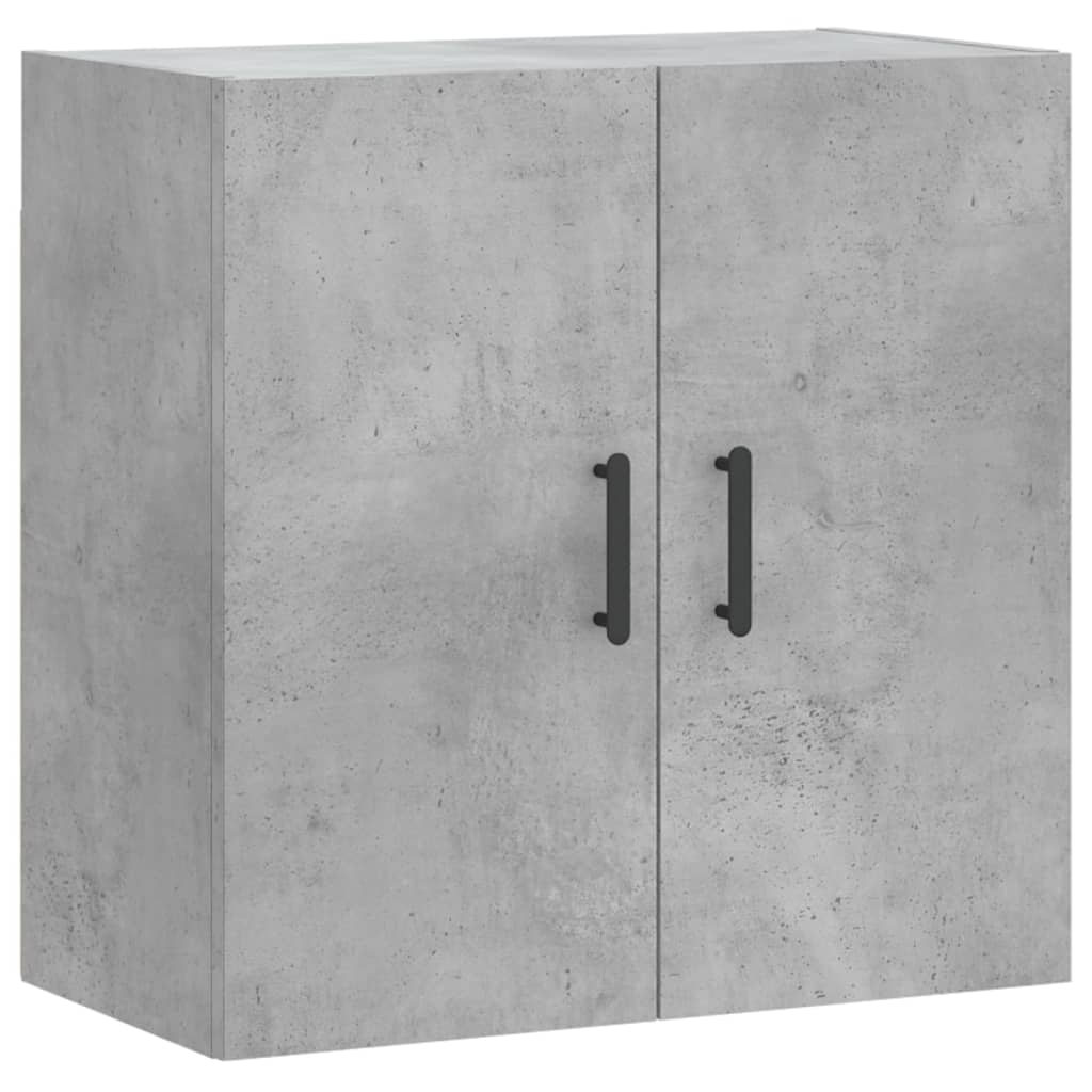 betonszürke szerelt fa faliszekrény 60 x 31 x 60 cm